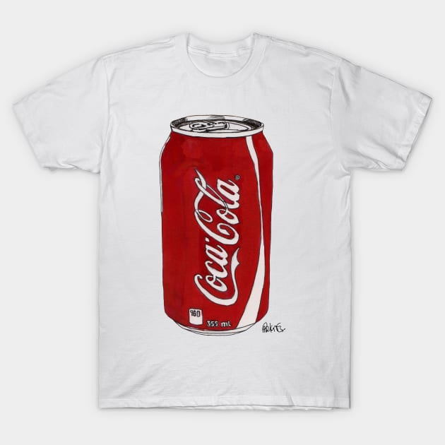 Cola Can T-Shirt by paulnelsonesch